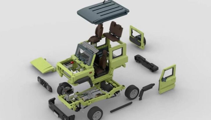 Suzuki Jimny LEGO: in miniatura ma ricca di dettagli - Foto 3 di 13