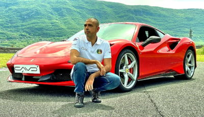 Da Roma a Capo Nord in Ferrari, l’impresa di Fabio Barone