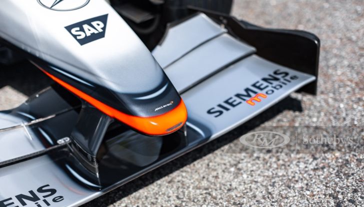 Quanto costa una McLaren da Formula 1 all’asta? - Foto 10 di 21