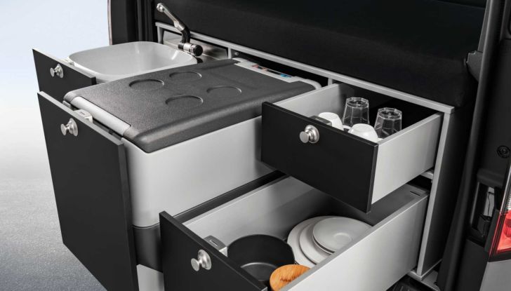 A Düsseldorf il nuovo Mercedes Citan arriva anche in versione camper - Foto 8 di 10