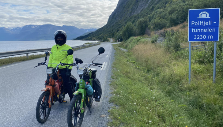 La sfida da record di Mirco e Alice: da Montecchio a Capo Nord in Ciao - Foto 13 di 13