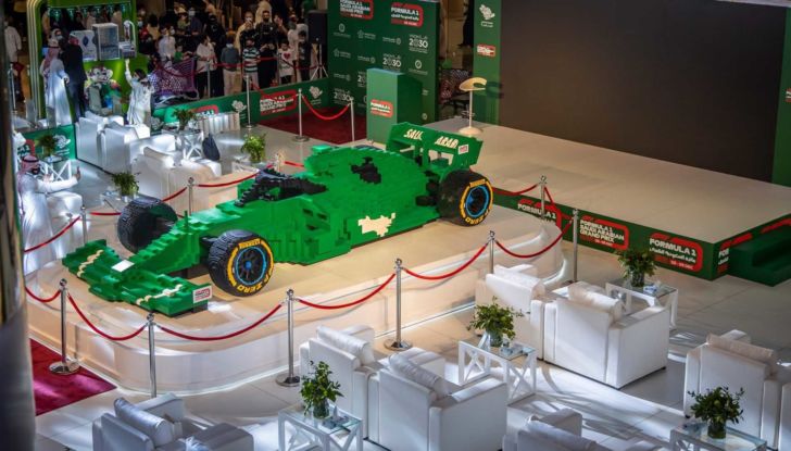 La Formula 1 di Lego più grande al mondo sarà il simbolo del GP di Arabia Saudita - Foto 5 di 7