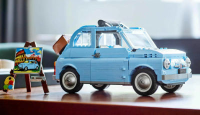 Fiat 500: il modello storico della Lego è disponibile anche in “Baby Blue”