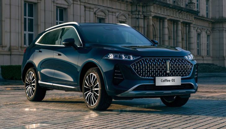 Wey Coffee 01: il SUV ibrido plug-in promette 150 km in elettrico - Foto 2 di 7