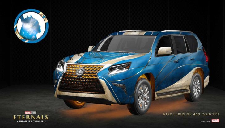 Lexus pubblicizza i supereroi Marvel con dieci personalizzazioni “Eternals” - Foto 11 di 11