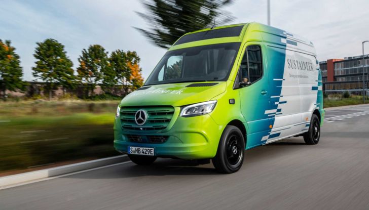 Mercedes verso il “carbon neutral” con il prototipo eSprinter Sustaineer - Foto 2 di 9