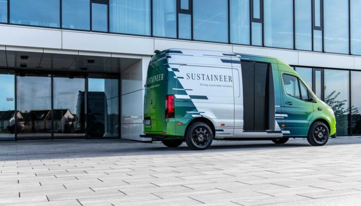 Mercedes verso il “carbon neutral” con il prototipo eSprinter Sustaineer - Foto 6 di 9