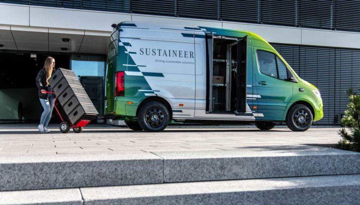 Mercedes verso il “carbon neutral” con il prototipo eSprinter Sustaineer - Foto 7 di 9