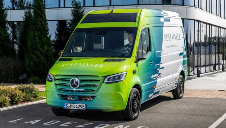 Mercedes verso il “carbon neutral” con il prototipo eSprinter Sustaineer - Foto 1 di 9