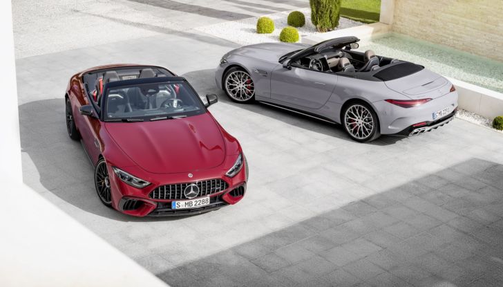 Mercedes-AMG SL 2022: la spider sportiva ritorna con un V8 da 585 cavalli - Foto 2 di 21