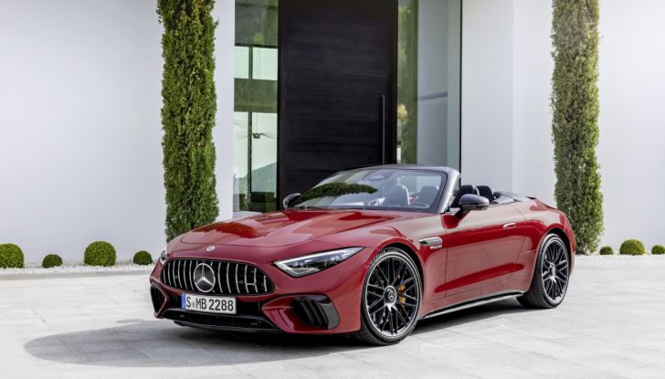 Mercedes-AMG SL 2022: la spider sportiva ritorna con un V8 da 585 cavalli - Foto 5 di 21