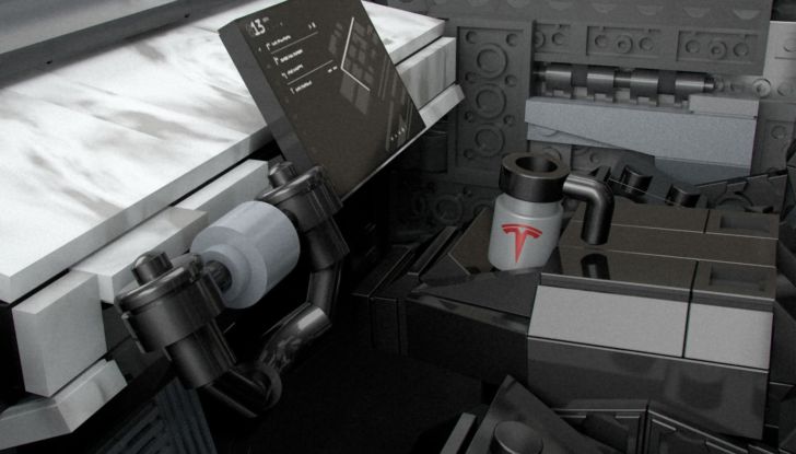 Anche il Tesla Cybertruck può essere costruito con i mattoncini! - Foto 8 di 8