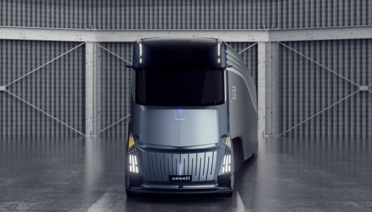 Geely pensa ai camion elettrici: ecco l’Homtruck a guida autonoma di Livello 4 - Foto 4 di 11