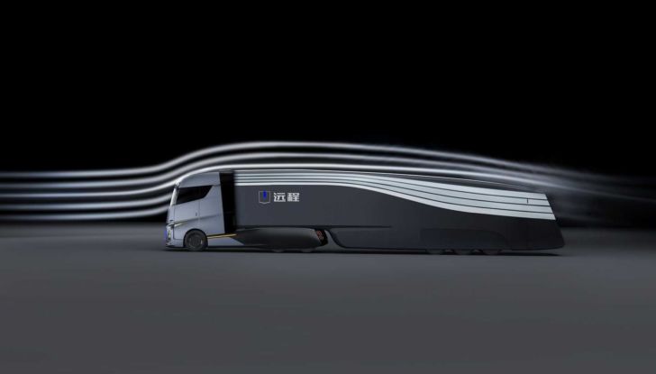 Geely pensa ai camion elettrici: ecco l’Homtruck a guida autonoma di Livello 4 - Foto 7 di 11