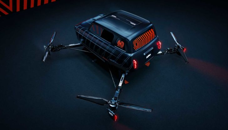 Renault 4: la versione elettrica mette le ali con il drone prototipo Air4 - Foto 3 di 8