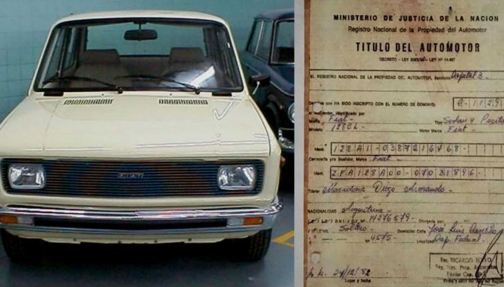 All’asta la Fiat 128 di Maradona: basteranno 400.000 dollari? - Foto 2 di 10