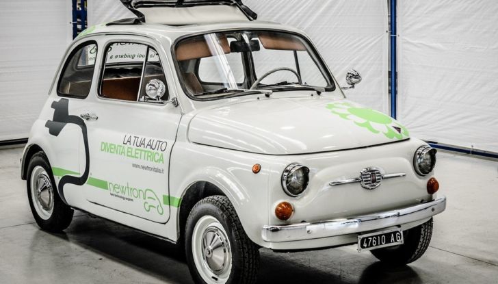 Fiat 500: il retrofit elettrico sul “cinquino” d’epoca - Foto 3 di 12
