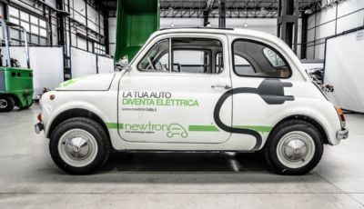 Fiat 500: il retrofit elettrico sul “cinquino” d’epoca