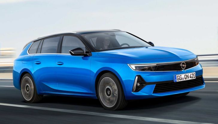 Nuova Opel Astra Sports Tourer 2022: il fulmine tedesco diventa station-wagon - Foto 2 di 11