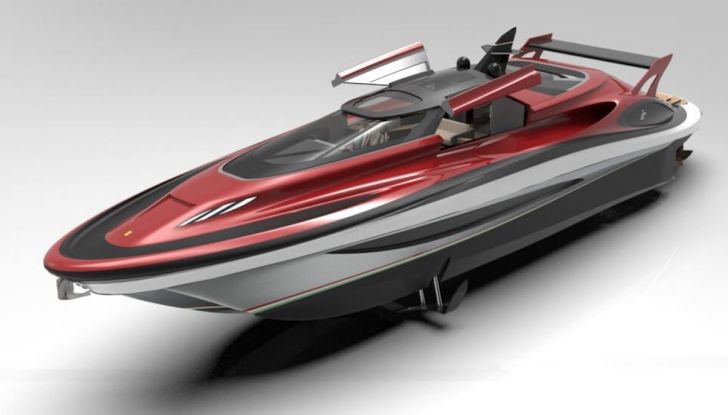 Lazzarini Design firma lo yacht con una Ferrari incorporata - Foto 4 di 12