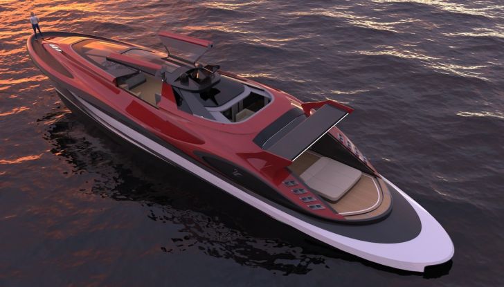 Lazzarini Design firma lo yacht con una Ferrari incorporata - Foto 6 di 12