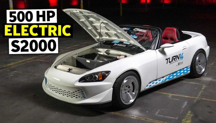 Honda S2000 powertrain Tesla