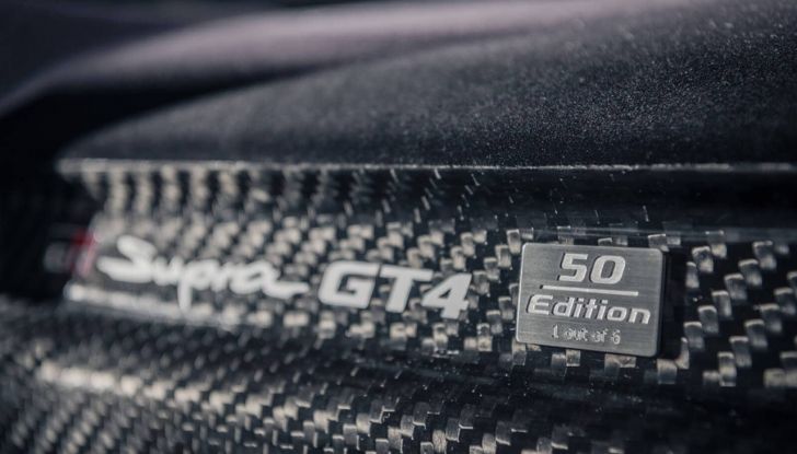 Toyota GR Supra GT4 50th Edition: la versione (stradale) da corsa in soli sei esemplari - Foto 12 di 12
