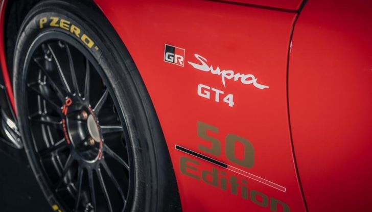 Toyota GR Supra GT4 50th Edition: la versione (stradale) da corsa in soli sei esemplari - Foto 8 di 12