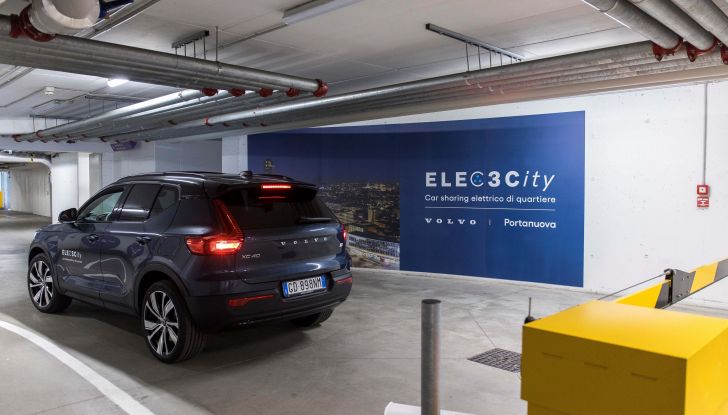 ELEC3City: le Volvo XC40 Recharge protagoniste del car-sharing urbano - Foto 12 di 22