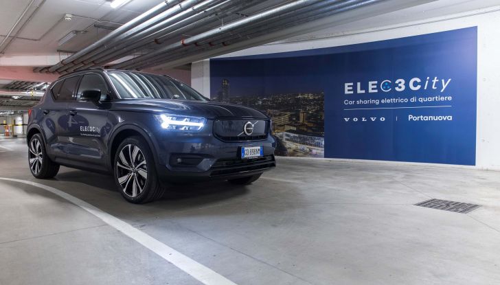 ELEC3City: le Volvo XC40 Recharge protagoniste del car-sharing urbano - Foto 13 di 22