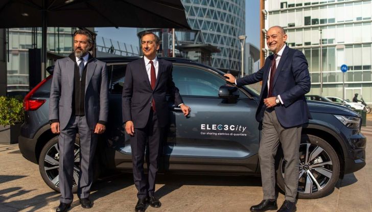 ELEC3City: le Volvo XC40 Recharge protagoniste del car-sharing urbano - Foto 14 di 22