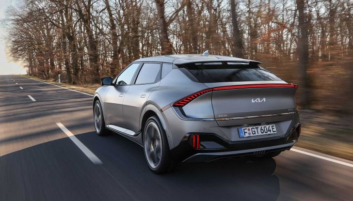 Kia EV6 GT: con 585 cavalli il crossover elettrico punta sulla sportività - Foto 4 di 12