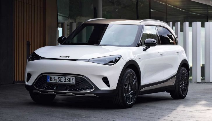 Smart #1: il nuovo SUV elettrico della Casa tedesca ha 272 cavalli -  Infomotori