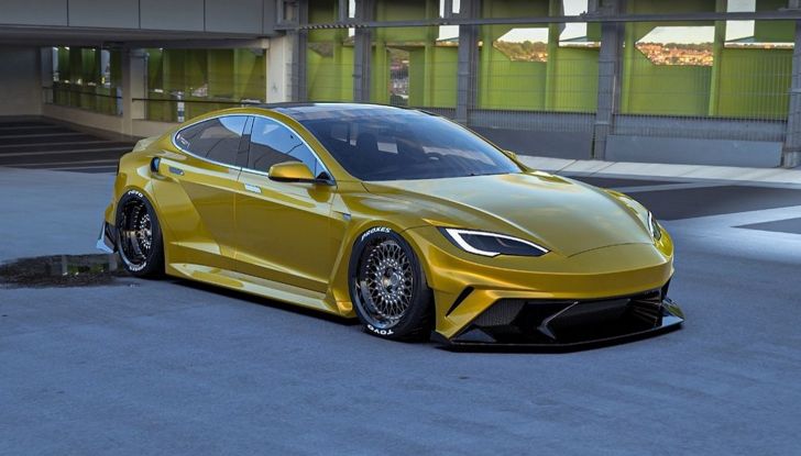 Con il kit Competition Carbon la Tesla Model S diventa cattivissima! - Foto 2 di 8