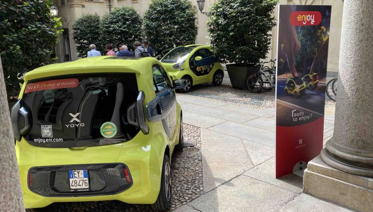 A Torino la flotta car sharing Enjoy di Eni diventa elettrica con 100 city car XEV YOYO - Foto 16 di 16
