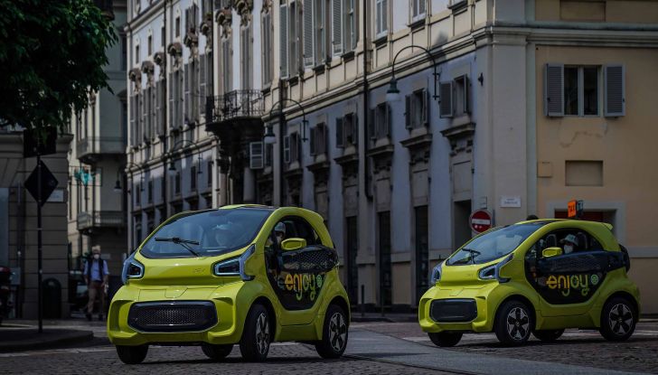 A Torino la flotta car sharing Enjoy di Eni diventa elettrica con 100 city car XEV YOYO - Foto 10 di 16