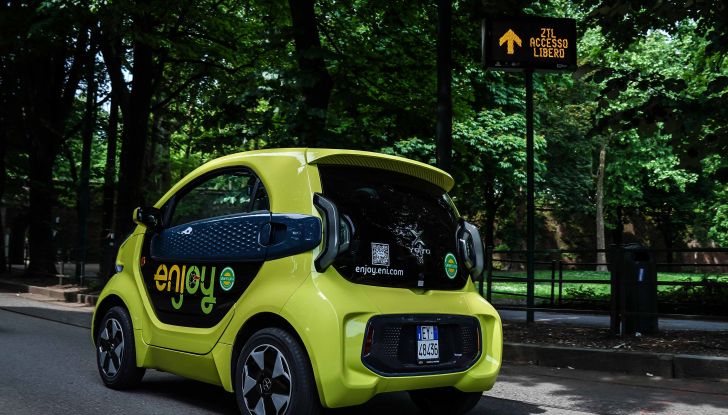 A Torino la flotta car sharing Enjoy di Eni diventa elettrica con 100 city car XEV YOYO - Foto 12 di 16