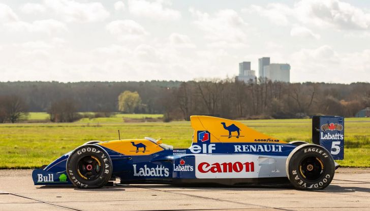 Nigel Mansell mette all’asta le sue F1: c’è anche la Williams del “passaggio” a Senna - Foto 5 di 36