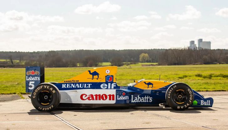 Nigel Mansell mette all’asta le sue F1: c’è anche la Williams del “passaggio” a Senna - Foto 7 di 36