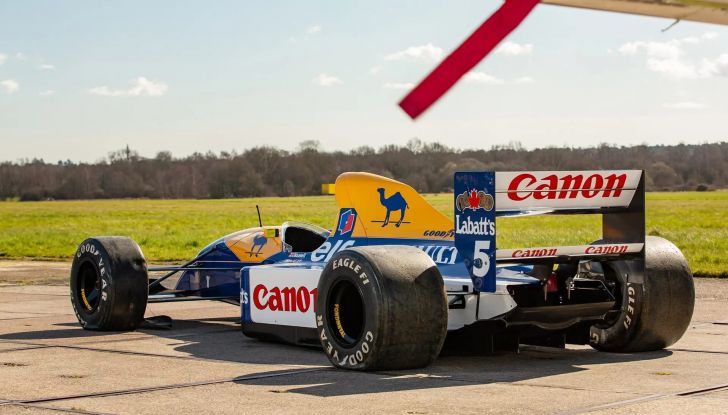 Nigel Mansell mette all’asta le sue F1: c’è anche la Williams del “passaggio” a Senna - Foto 8 di 36