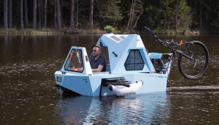 Z-Triton 2.0: il piccolo camper acquatico a pedalata assistita si aggiorna - Foto 5 di 5