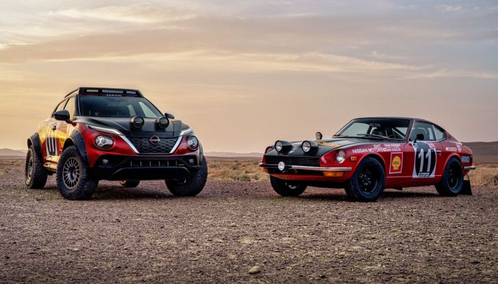 Nissan Juke Hybrid: il prototipo Rally Tribute a tutta velocità nel deserto! - Foto 8 di 14