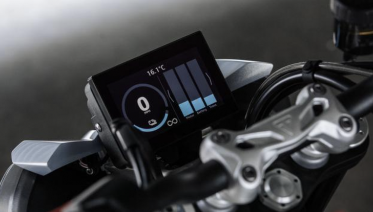Triumph: completati i test su strada sul prototipo elettrico TE-1 - Foto 11 di 14