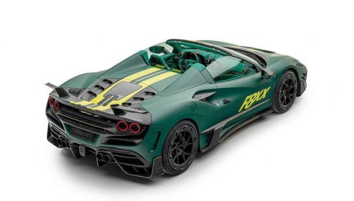 Ferrari F8XX Spider: Mansory toglie il tettuccio alla sua Rossa da 880 cavalli - Foto 5 di 9