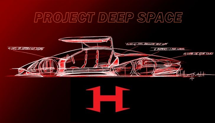Hennessey Deep Space: la sei-ruote elettrica avrà quasi 2.500 cavalli! - Foto 1 di 4
