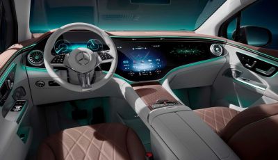 Mercedes EQE SUV: pubblicate le prime immagini degli interni
