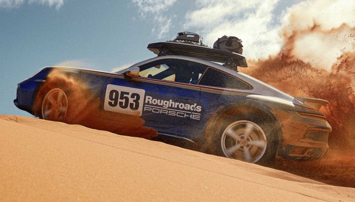 Porsche 911 Dakar: la versione da off-road pronta per le corse nel deserto - Foto 4 di 17
