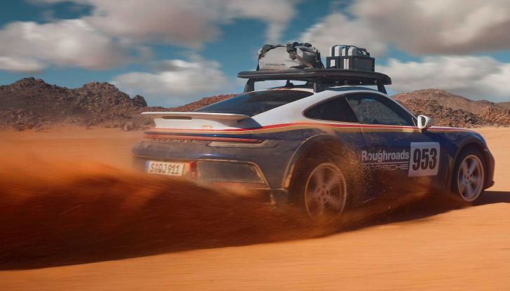Porsche 911 Dakar: la versione da off-road pronta per le corse nel deserto - Foto 5 di 17