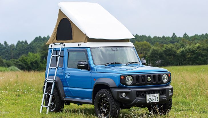 Suzuki Jimny: la giapponese Kamado lo trasforma in un camper in miniatura - Foto 1 di 11