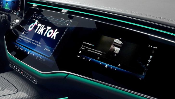 Mercedes aggiunge TikTok sull’infotainment della Nuova Classe E - Foto 7 di 8